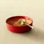 Creme Brulee plate, ceramic, 12cm, Burgundy - Emile Henry