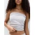 Pull&Bear Top svetlo siva