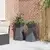 Stup saksija 2 pcs Antracit 35 x 35 x 73 cm