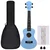 Vidaxl Otroški ukulele soprano s torbo baby moder 23
