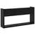 Polica za časopise s policom 2 pcs Crni hrast 60 x 12 x 30 cm