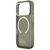 Guess IML Script kovinski ovitek MagSafe za iPhone 17 Pro črne barve