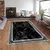 Conceptum Hypnose Tepih CG_116, Pravougaoni, 180x280 cm, Crno-sivi