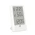 shumee Elektronski notranji higrometer/termometer, 7 x 11 x 1,5 cm, bel/ADE