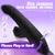 SuperLove Powerful Thrusting G-Spot Rabbit Vibrator Black