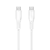 Logilink USB 2.0 Type C - C, M/M, 60 W, bela, 1.0m
