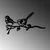 Aberto Design Dekorativna figura Bird On The Branch 04, 50x26 cm, 1.5 mm
