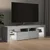 TV ormarić s LED svjetlima siva boja betona 140x36,5x40 cm