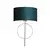 Endon 95222 - Zidna lampa 1xE27/10W/230V plava/siva