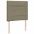 Vidaxl Box spring postelja z vzmetnico LED taupe 120x190 cm blago