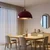 Brilagi - LED luster na lanku METALO 1xE27/40W/230V prečnik 60 cm bordo/bakarna