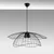 Opviq Luster Mantar-6500-3, 70x70x124cm, IP20, Crni