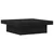 Kava Stol Crni hrast 90 x 90 x 28 cm Konstruirano drvo
