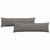 Jastučići za sofu 2 pcs Svijetlo siva 145 x 40 cm