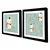 Wallity slika 2P3333SCT-003, 2 dijela, 33 x 68 cm