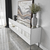 Hanah home TV Komoda Leon Belo-Srebrna