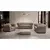 Landscape CHESTERFIELD ZOFA, svetlo rjava tekstil