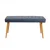 HANAH HOME Trpezarijski sto sa 2 klupe Costa 1048 Atlantic Pine Dark Blue