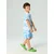 Sinsay - Kratke pantalone tie-dye Jaws - bledoplavo