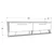 Hanah Home TV Komoda Astrid, 163,8x46,8x36,6 cm, Braon-Crna