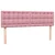 Vidaxl Box spring postelja z vzmetnico roza 140x220 cm žamet