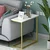 HANAH HOME Pomoćni stočić Narin White Gold