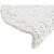 Prostirke za stepenice 15 kom 56x17x3 cm bijele poluokrugle