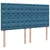 Vidaxl Box spring postelja z vzmetnico modra 200x200 cm žamet