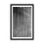 Plakat s paspartujem sonce za drevesi v črnobeli varianti - 40x60 white