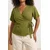 Trendyol Curve Ženska bluza Tbbss23Ah00126, Zelena