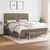 Vidaxl Box spring postelja z vzmetnico taupe 180x200 cm blago