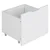 Homestyle4U Predal pod posteljo, 48x42x43 cm, bel, shranjevanje