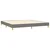 Vidaxl Box spring postelja z vzmetnico temno siva 200x200 cm blago