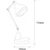 Opviq Stona lampa E27 Max 40W, Crno-Bakar