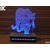 Black Cut 3D Lampa Jaguar, Zelena