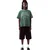 Pull&Bear Majica SQUID GAME zelena/bela