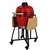 Vrtni keramični žar Kamado - L 18 Red Pro-Tech CHEF 40418_SE_B