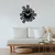 Wallity Zidni sat 48x48cm Crni