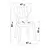 HANAH HOME Set Trpezarijski sto i 2 stolice Elma Anthracite Walnut