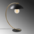 Hanah home Stona lampa E27 Socket, Crno-Zlatna