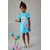 Mayoral Poletna obleka 3941 Modra Regular Fit