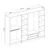 Hanah Home Ormar Kale - 5043