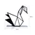 Aberto Design Dekorativna figura Swan, 20x15 cm, 1.5 mm, Crna