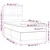 Vidaxl Box spring postelja z vzmetnico LED modra 80x200 cm blago