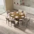Bessagi Home Raztegljiva Jedilna Miza Miley, Hrast, 120-160x120