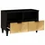 TV ormar Crna i zlatna 70 x 33 x 46 cm Konstruirano drvo