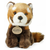 Rappa Plišasta panda rdeča sedeča 18 cm