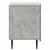 Noćni ormar Betonska siva 62 x 34,5 x 49,5 cm Konstruirano drvo