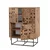 Hanah Home Komoda Quantum 93x115x36cm Bež-Crna