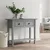 Konzolni stol BODO sivi 91 x 35 x 74 cm od masivne borovine